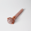 24K Rose Quartz Crystal Face Roller by Julisa